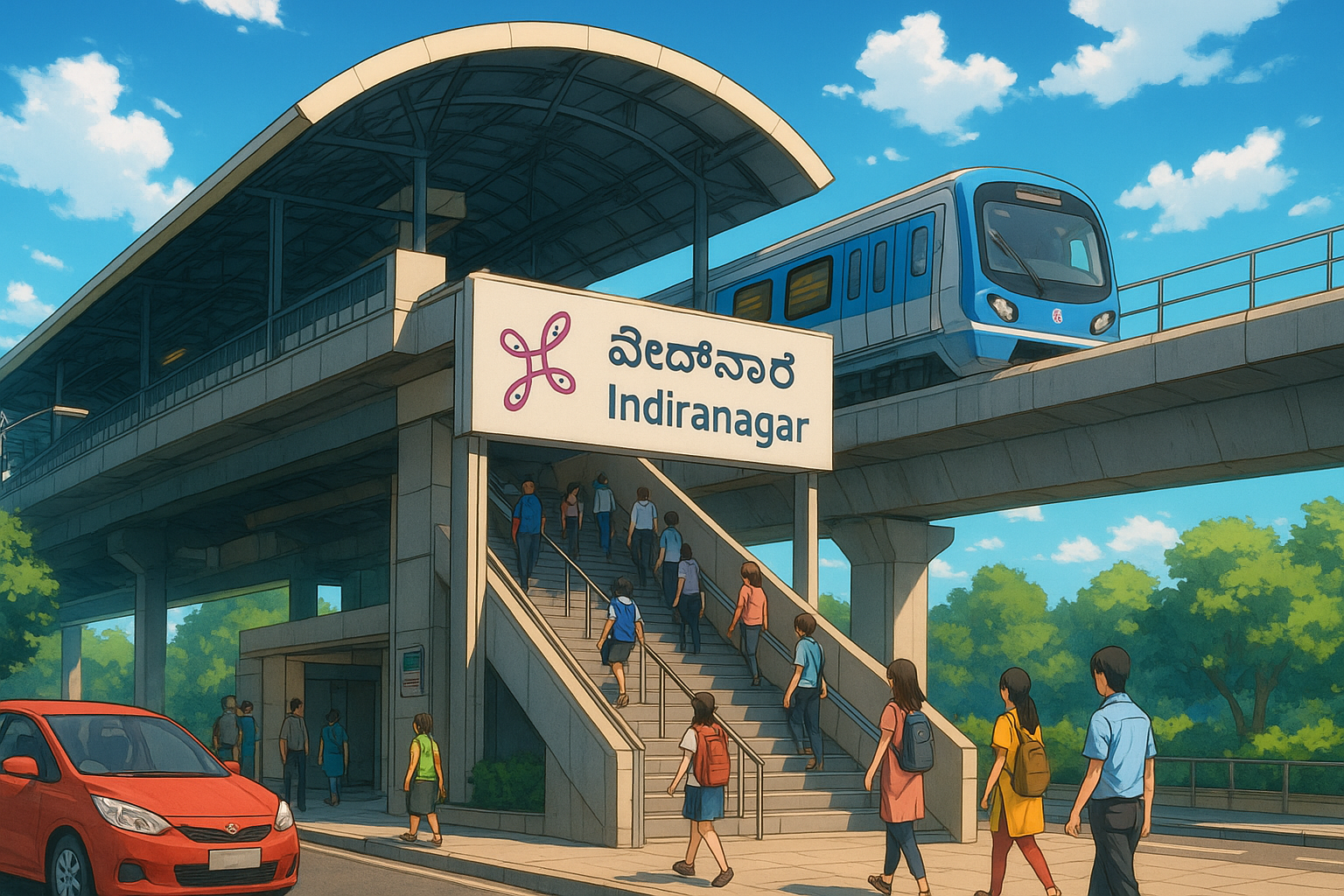 Indiranagar Metro Station
